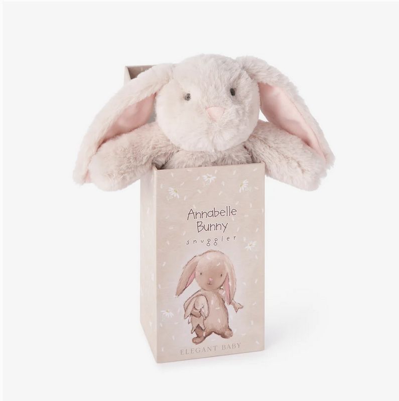Annabelle Bunny Snuggler Plush Security Blanket w/ Gift Box