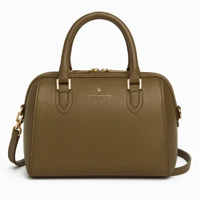 SPARTINA449 Hollecker Satchel Crossbody Bag - Top Grain Leather, Olive