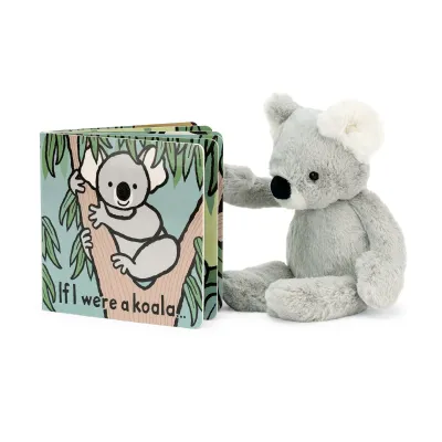 Jellycat If I Were A Koala Soft Sensory Book with Velvety Pages