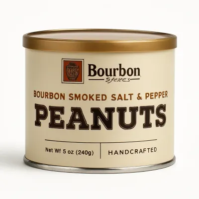 Bourbon Barrel Foods Bourbon Smoked Salt &amp; Pepper Peanuts
