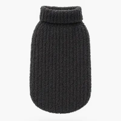 CozyChic® Ribbed Pet Sweater - Heathered Carbon/Black