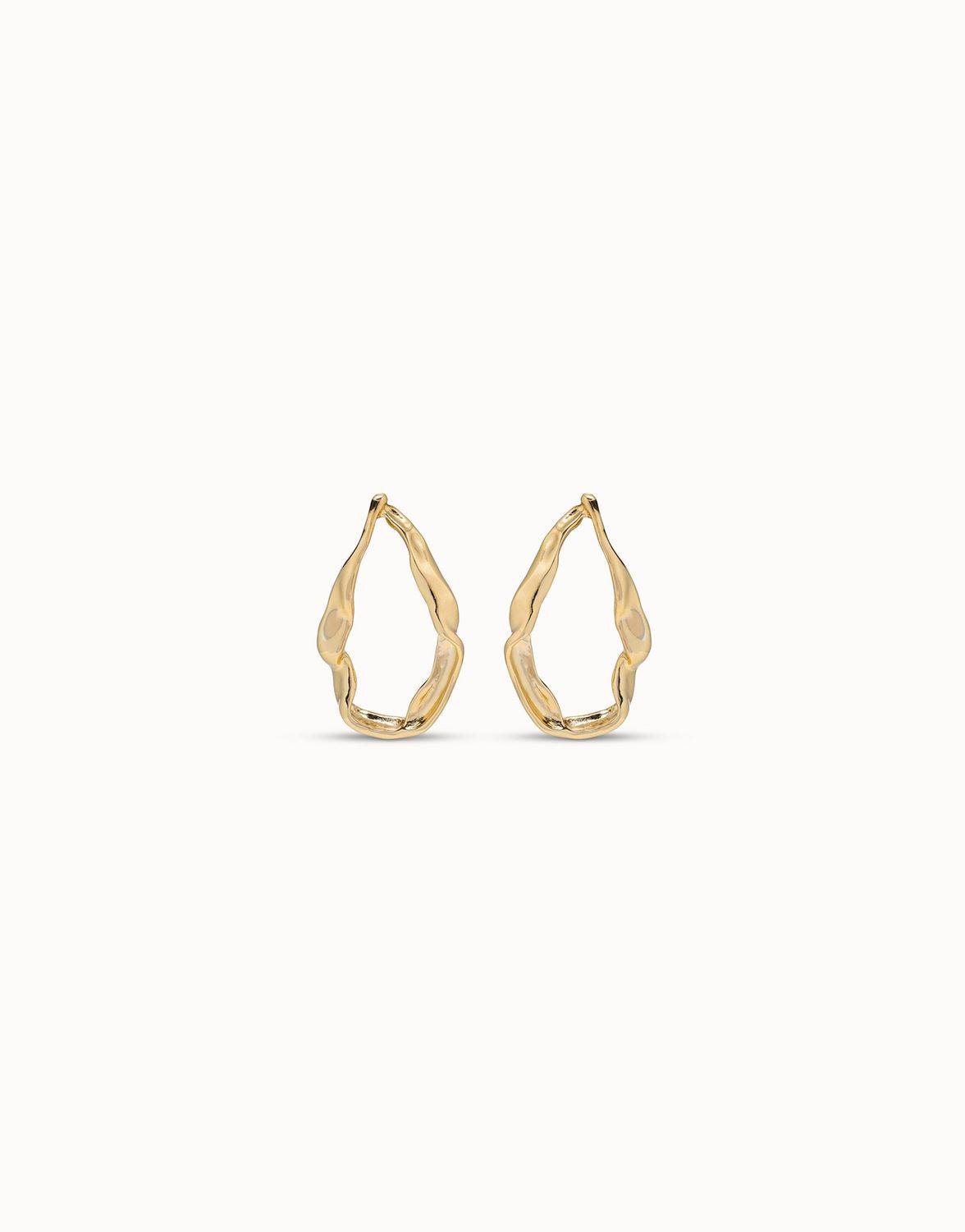 Uno de 50 Tide Gold-Plated Maxi Earrings, Colour: Gold