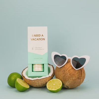 I Need A Vacation - Aromatherapy Shower Steamers - Coconut Lime - Set of 8