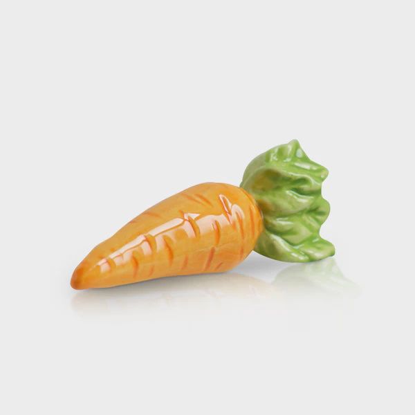 Nora Fleming “24 Carrots” Mini – Hand-Painted Carrot Serving Décor for Easter &amp; Spring Entertaining