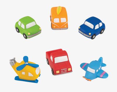 Zoom Zoom Squirties Baby Bath Toys
