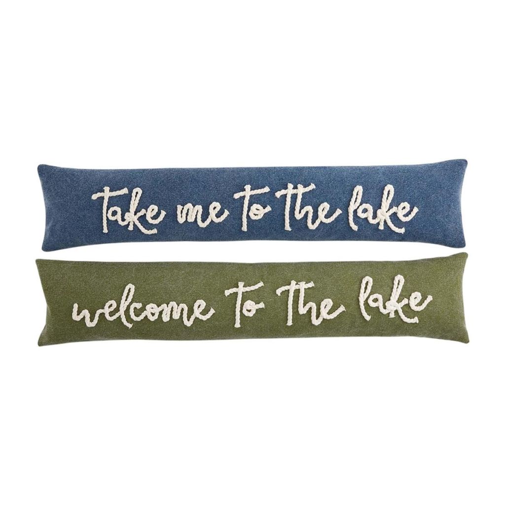 Welcome Lake Skinny Long Pillow