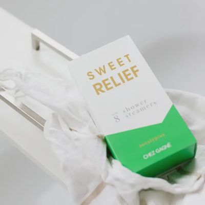 Sweet Relief - Aromatherapy Shower Steamers - Eucalyptus - Set of 8