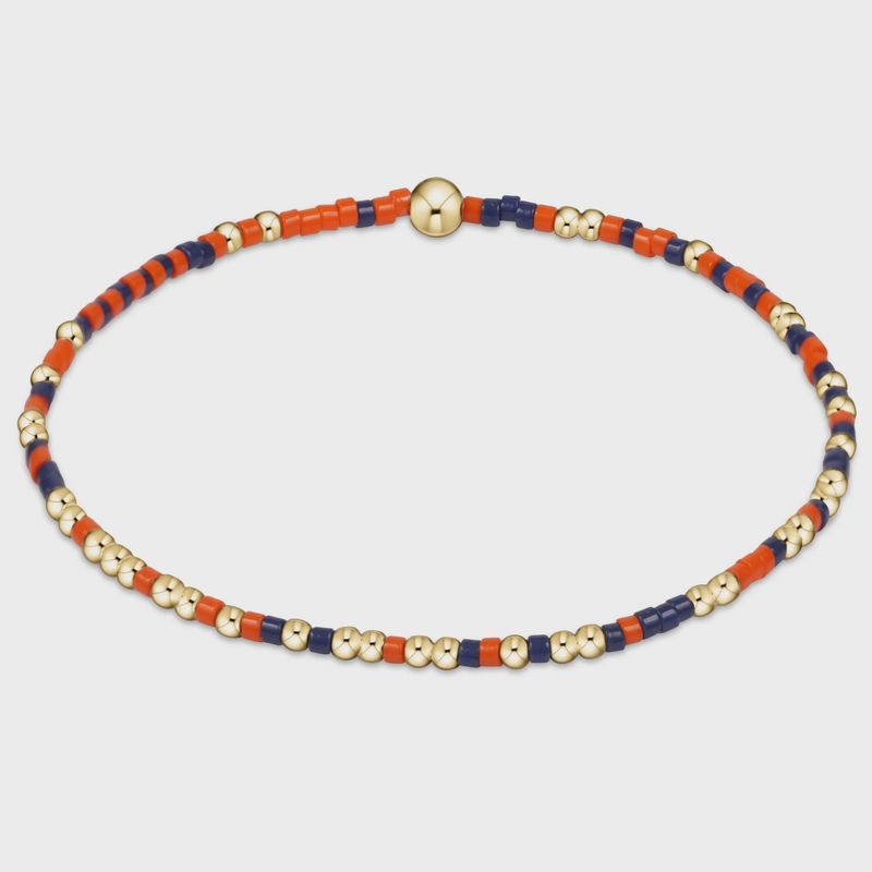 Gameday Hope Unwritten Bracelet - Bright Orange-Matte Navy