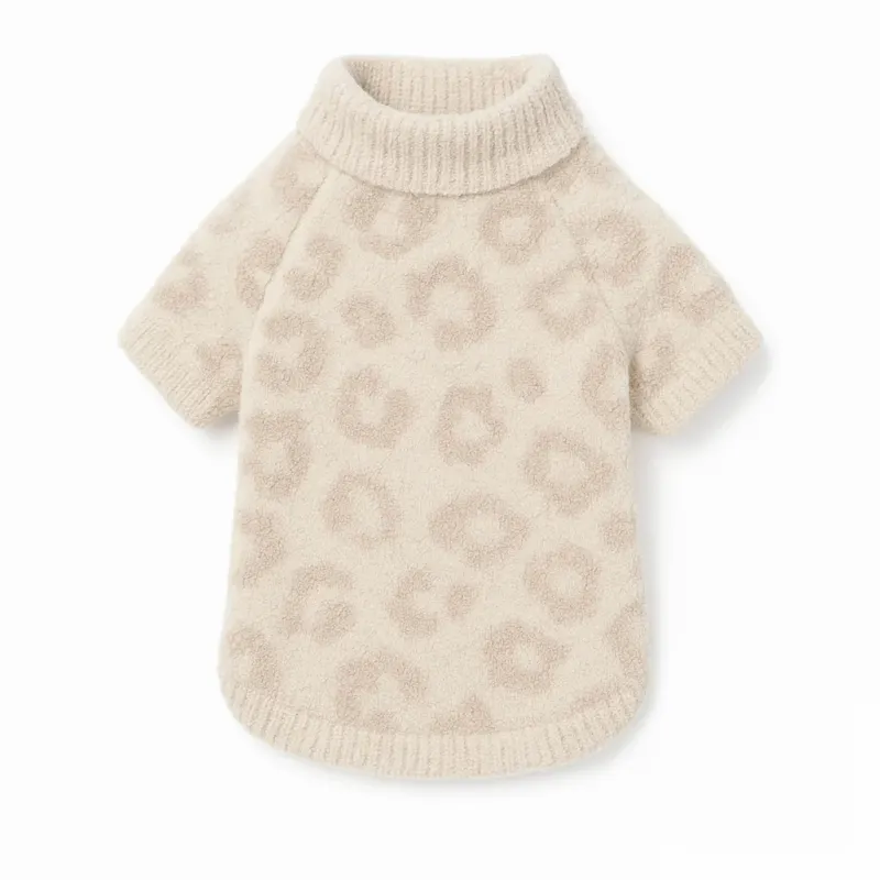 Barefoot Dreams CozyChic® Barefoot in the Wild® Dog Sweater – Cream/Stone