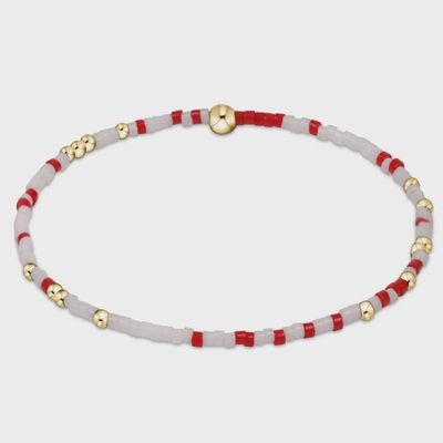 Gameday Hope Unwritten Bracelet - Bright Red-White