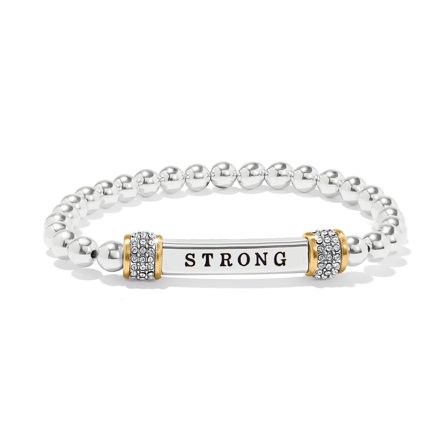 Meridian Two Tone Stretch Bracelet, Description: Strong