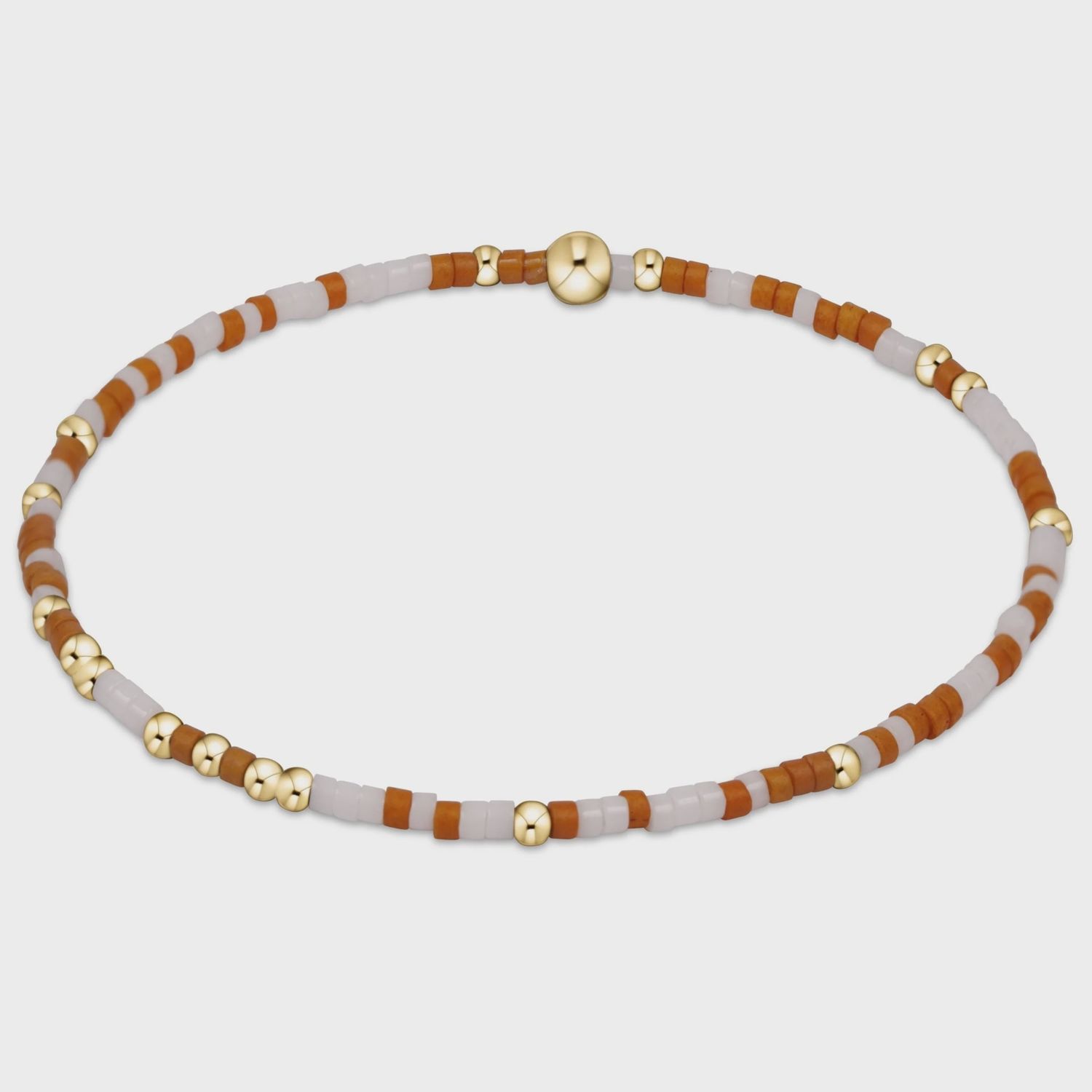 Gameday Hope Unwritten Bracelet - Burnt Orange-White