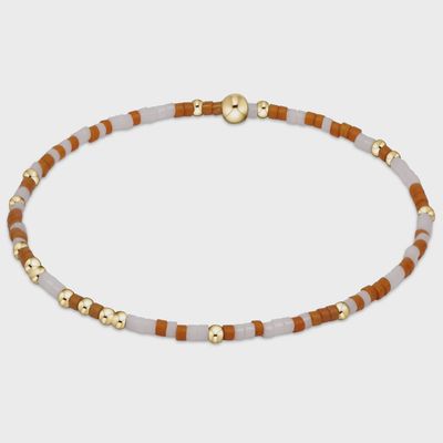 Gameday Hope Unwritten Bracelet - Burnt Orange-White