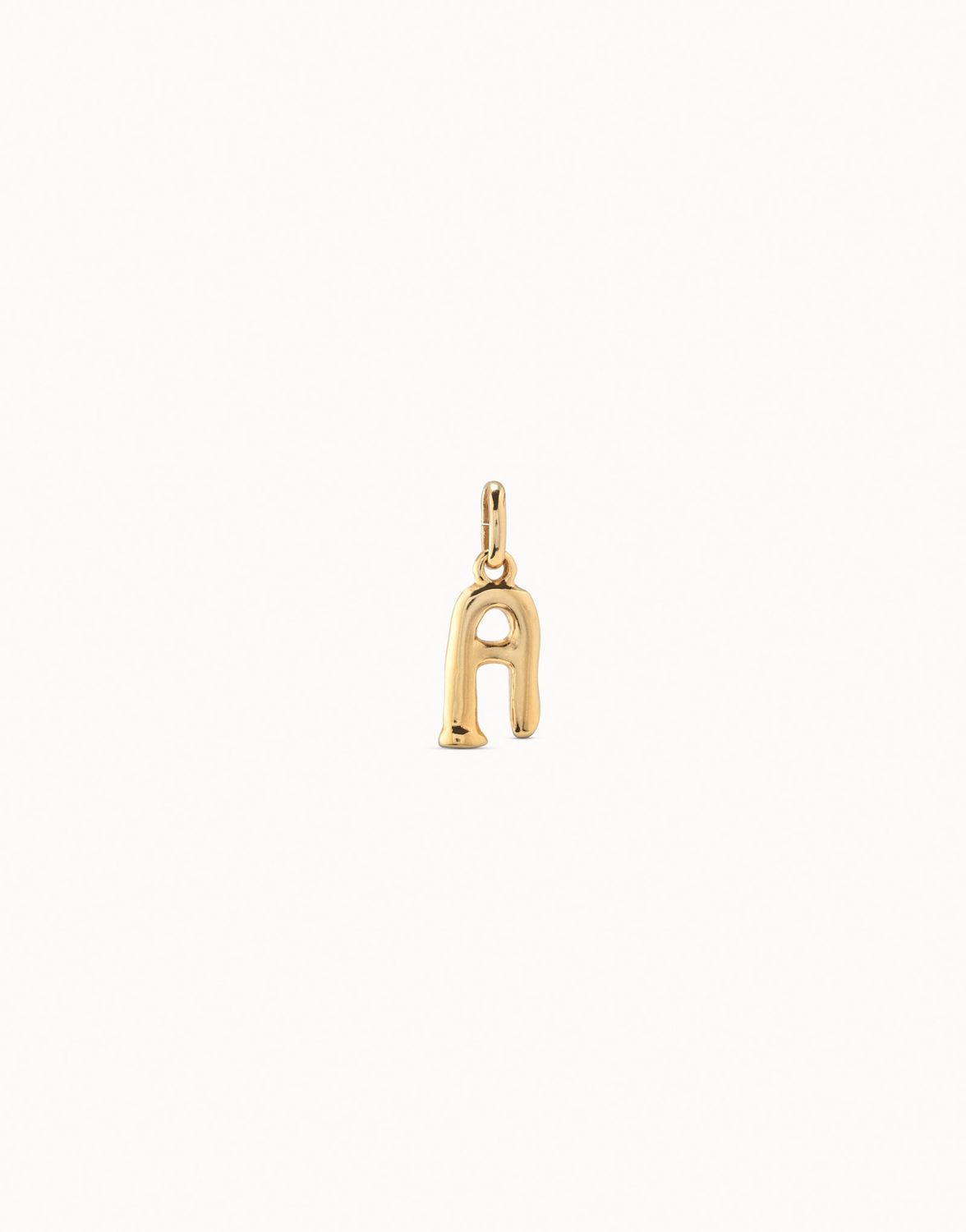Uno de 50 18K Gold-Plated Alphabet Initial Charm Handmade, Colour: Gold, Description: A's