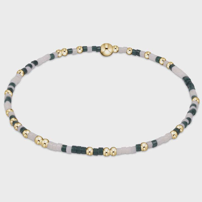 Gameday Hope Unwritten Bracelet - Dark Green-White