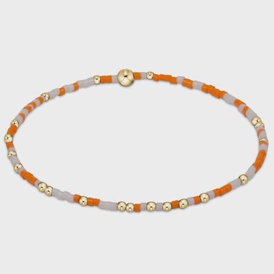 Gameday Hope Unwritten Bracelet - Orange-White