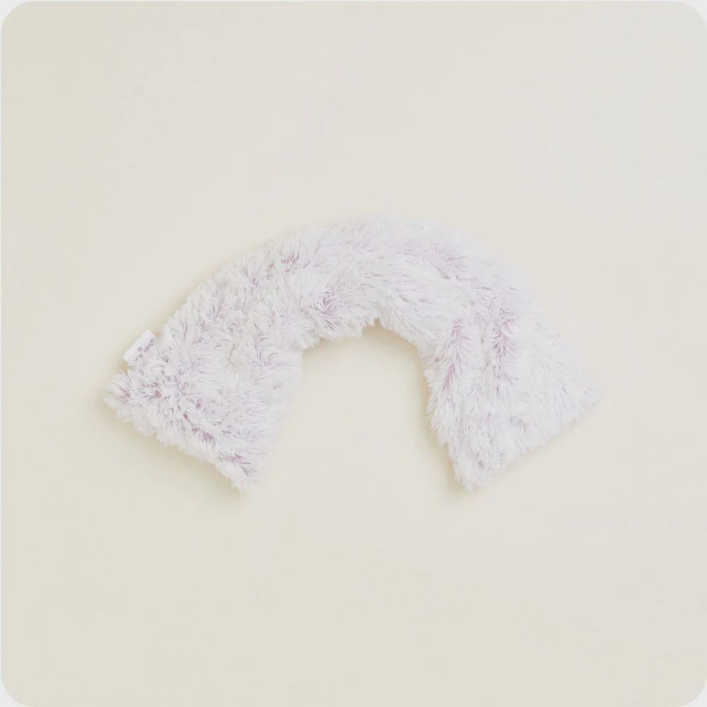 Warmies Microwavable Lavender Neck Wrap – Heat &amp; Cold Therapy, Colour: Lavender