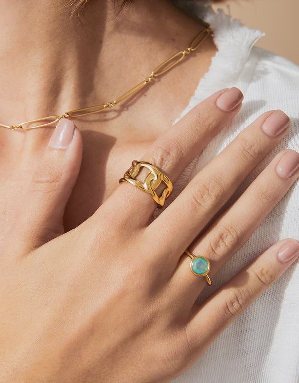 Link Up Ring Gold