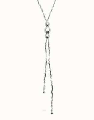 Uno de 50 Ser Intrepida Sterling Silver-Plated Bead Pendant Necklace