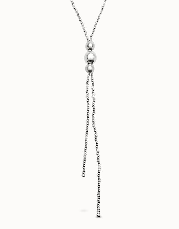 Uno de 50 Ser Intrepida Sterling Silver-Plated Bead Pendant Necklace