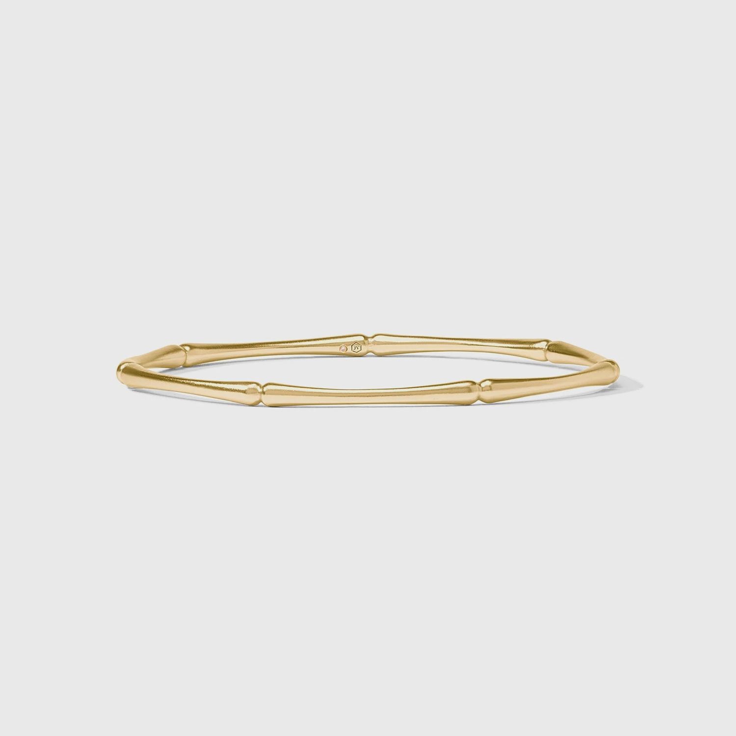 Julie Vos Bamboo Bangle 24K Gold Plate, Size: Small