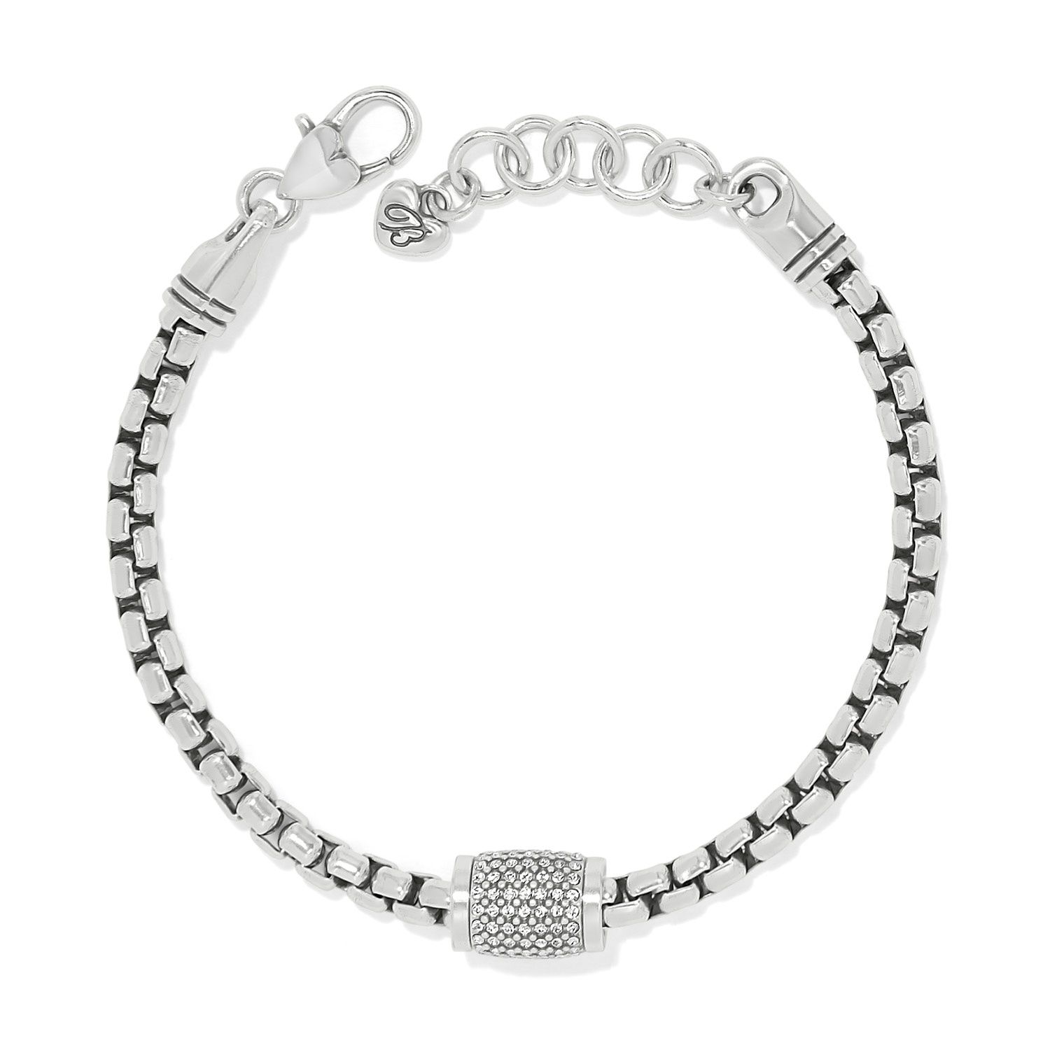 Meridian Solis Station Bracelet, Colour: Silver