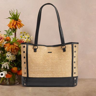 Hammitt Andersen Revival Crossbody – Chaparral Raffia with Gunmetal Hardware