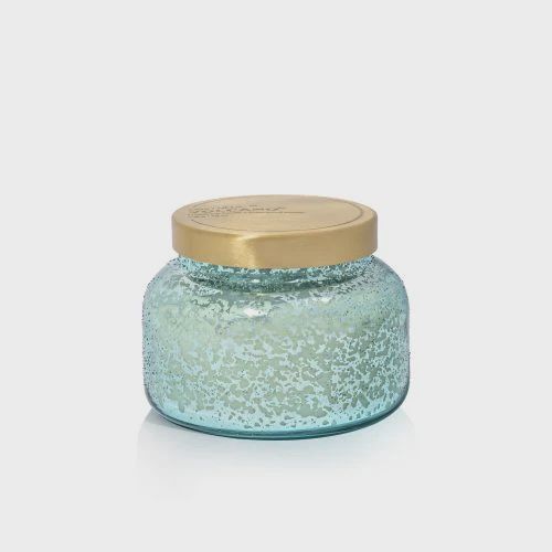 Blue Textured Mercury Signature Candle, Size: 8oz