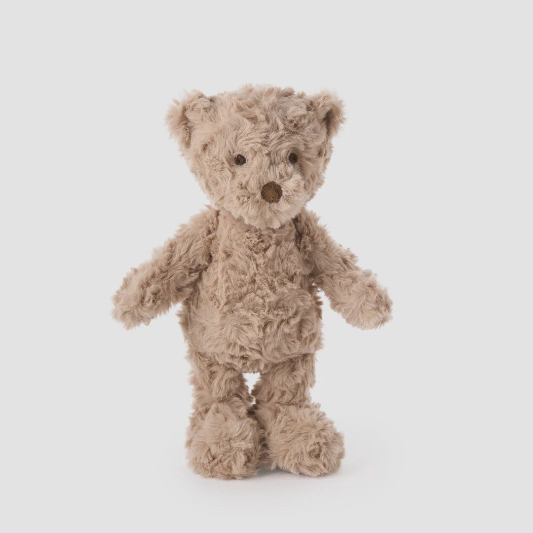 Elegant Baby 9-Inch Plush Stuffed Animal Toy – Soft Baby Lovey Bear, Lamb, Elephant, Dog &amp; Bunny, Name: Bear