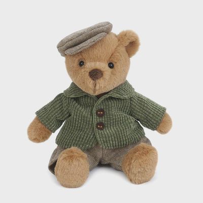 Mon Ami Bernard Bear French-themed stuffed plush toy, 11 inches, shown against a neutral studio background