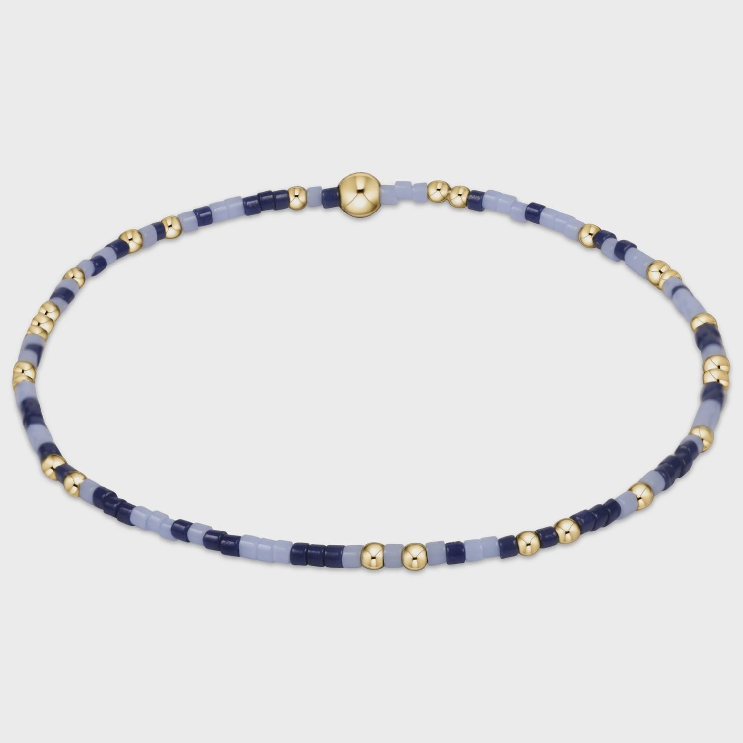 Gameday Hope Unwritten Bracelet - Light Blue-Matte Navy
