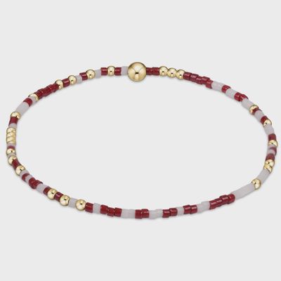 Gameday Hope Unwritten Bracelet - Wine-White