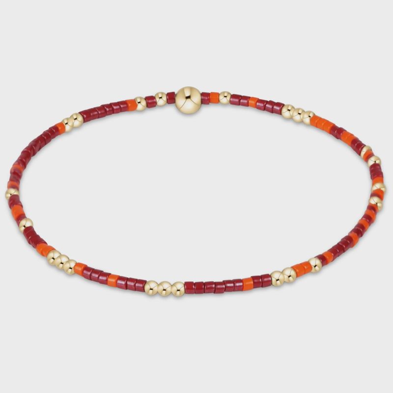 Gameday Hope Unwritten Bracelet - Bright Orange-Wine