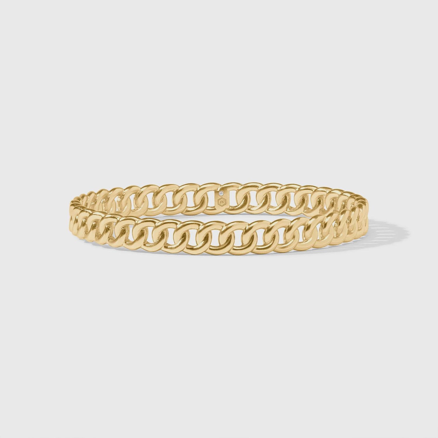 Julie Vos Dolce 24K Gold-Plated Bangle Bracelet, Colour: Gold, Size: Small