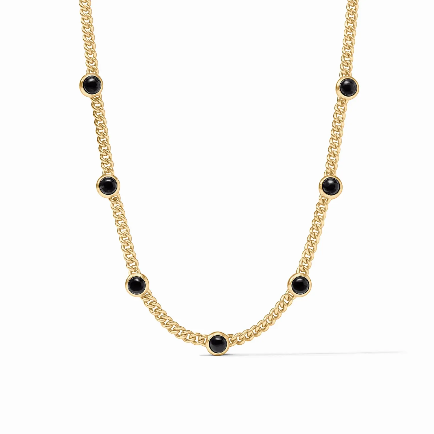 Dolce Delicate Station Necklace, Colour: Obsidian Black