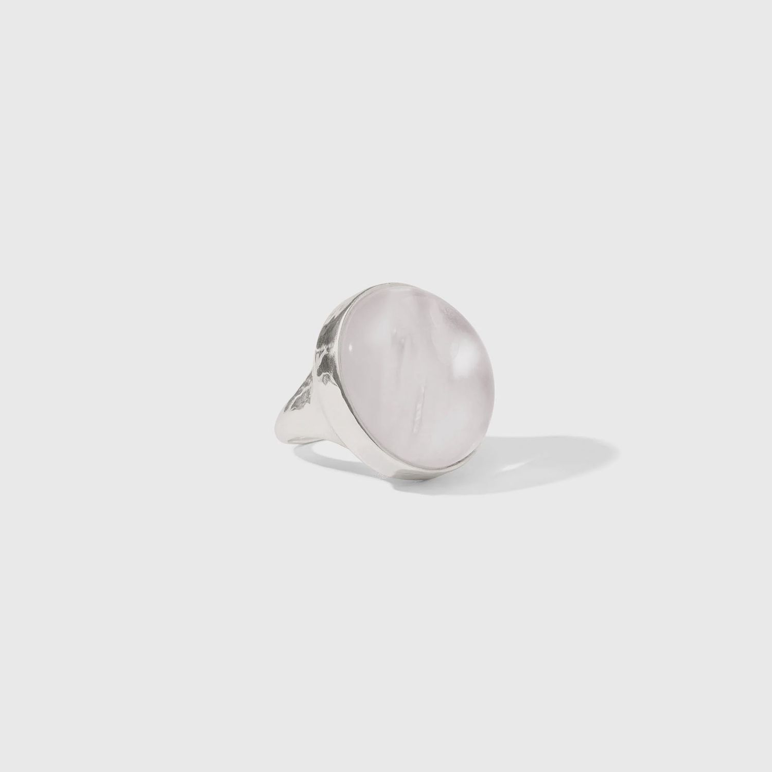 Solara Statement Ring, Colour: Silver, Description: Iridescent Clear Crystal, Size: 7