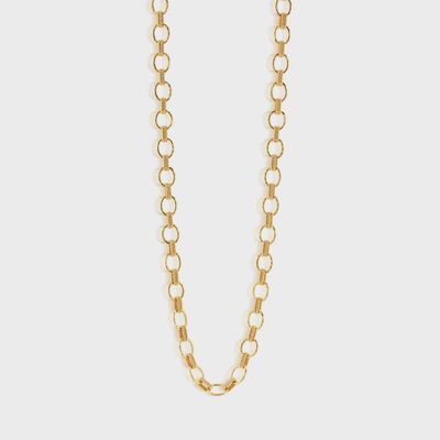 Cleopatra Small Link Necklace, 32" - Gold