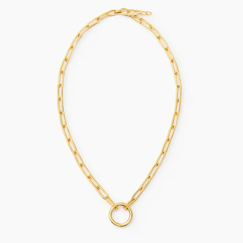 Michelle McDowell Thea 18" Gold Charm Necklace