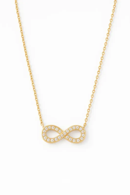SPARTINA449 Sea La Vie Eternally Grateful Infinity Necklace 18"