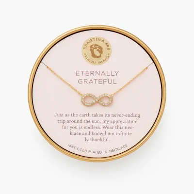 SPARTINA449 Sea La Vie Eternally Grateful Infinity Necklace 18"