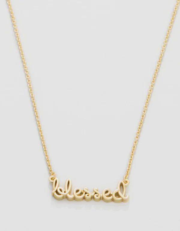 Sea La Vie Necklace 18" Blessed/Script