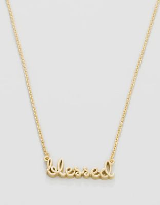 Sea La Vie Necklace 18" Blessed/Script