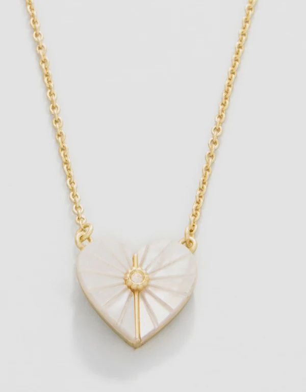 Sea La Vie Necklace Radiant/Mother-of-Pearl Heart