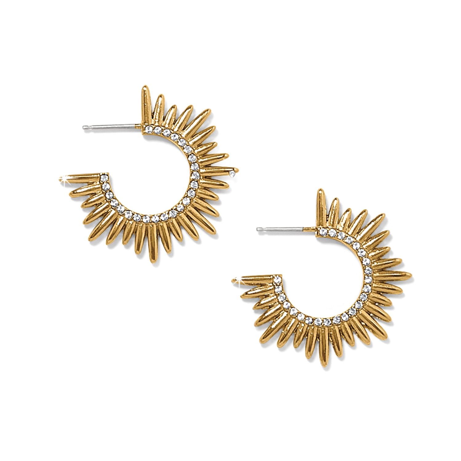 Solara Hoop Earrings, Colour: Gold