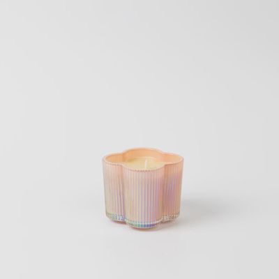 Bridgewater Sweet Grace #075 soy candle in a decorative flower vessel, 7.2 oz, on a neutral background