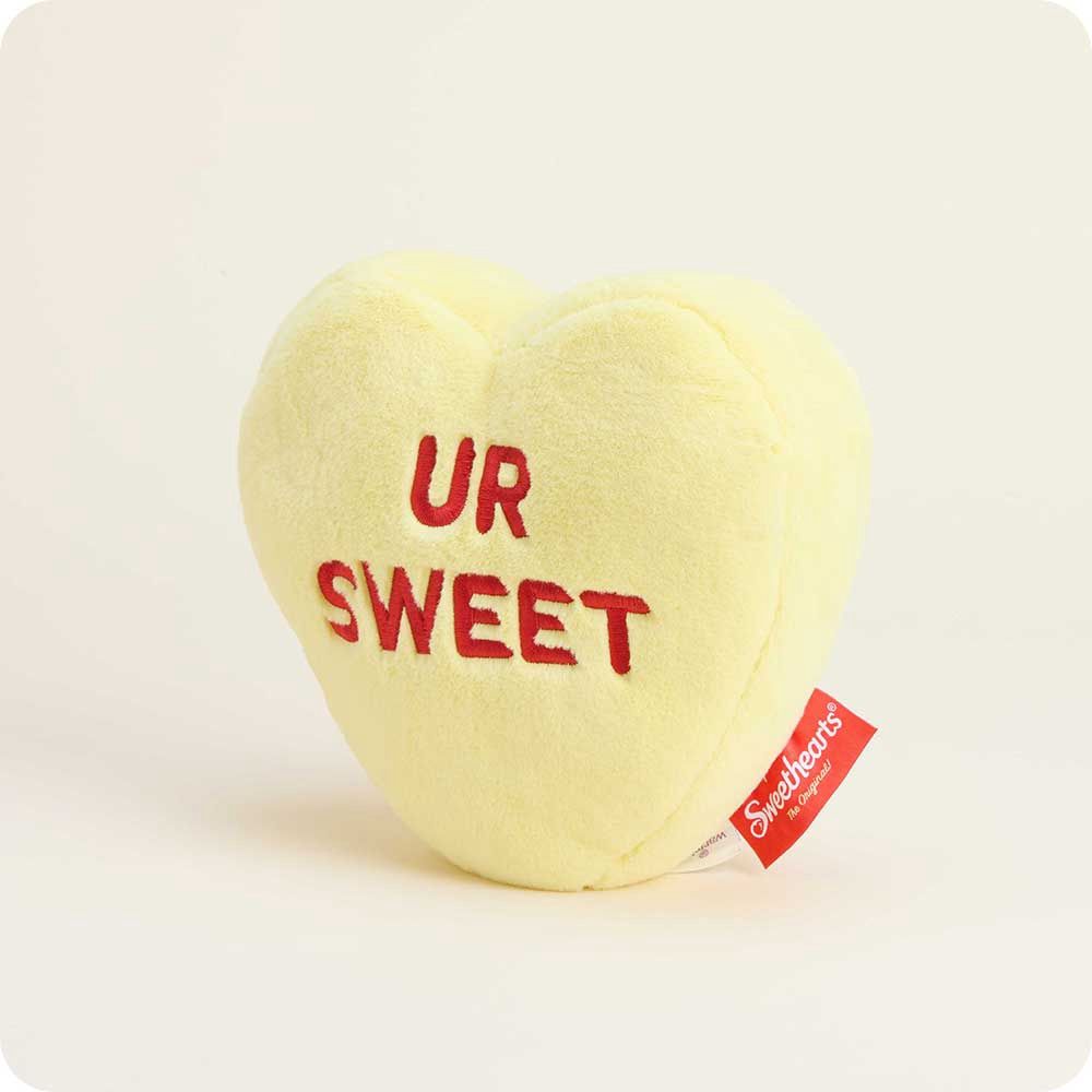 Warmies Sweethearts Green XOXO Microwaveable Lavender Heart Pillow, Name: UR Sweet