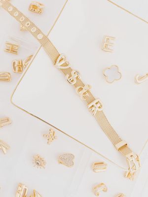 Camryn Slide Charm Bracelet 8"