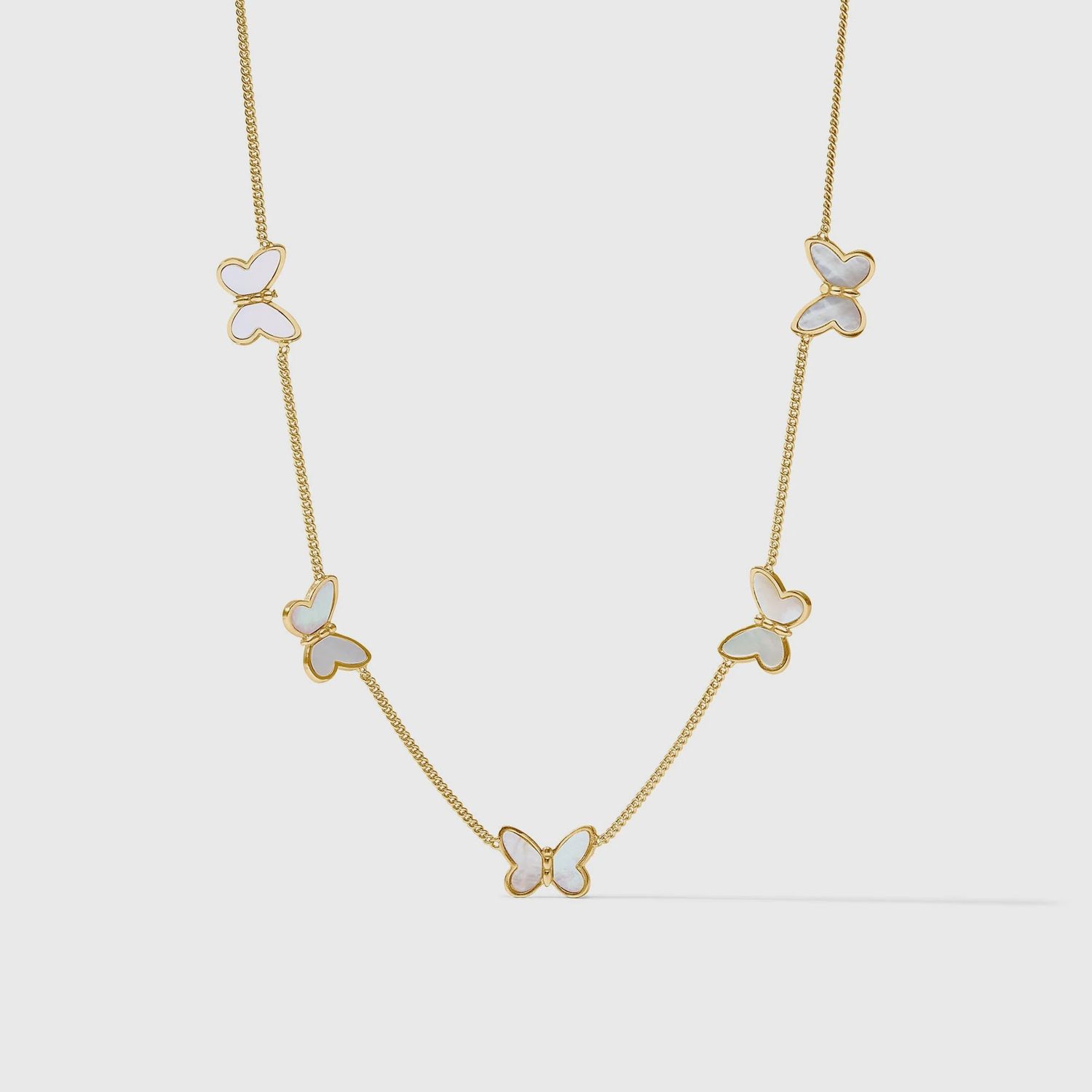 Papillon Delicate Station Necklace