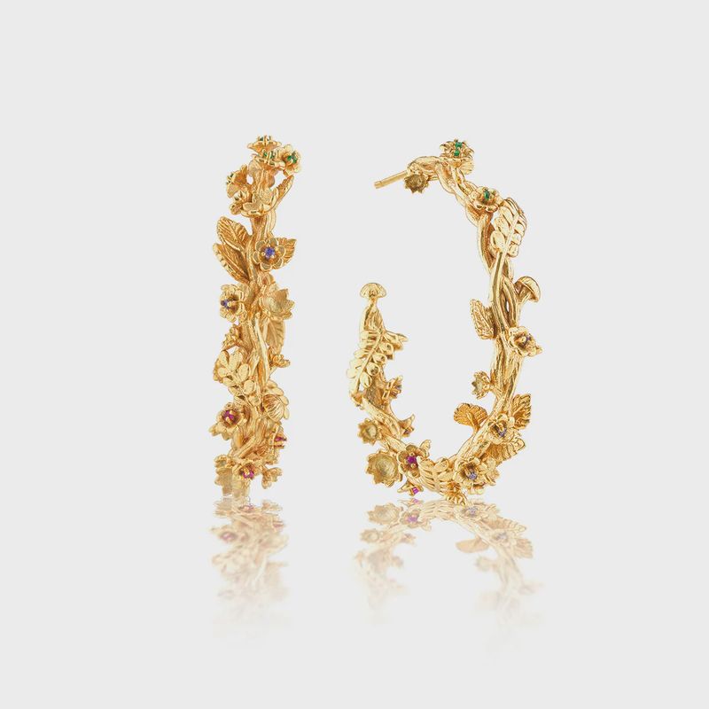 Meadow Walk Meadow Grande Hoop Earrings - Gold