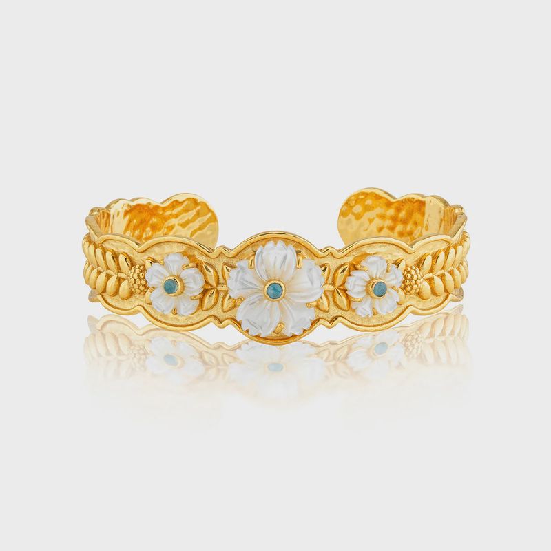 Villandry Fleur Scalloped Cuff - Multi